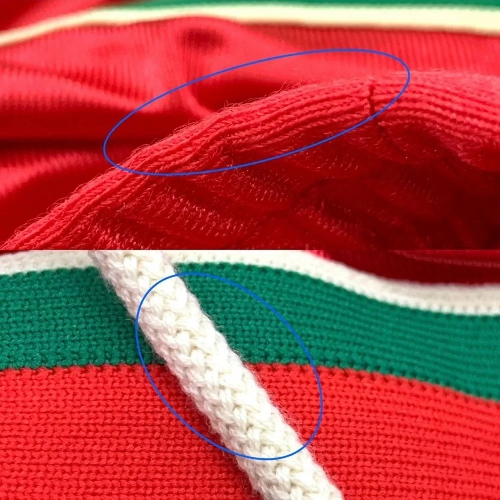Gucci Shiny Jersey Hooded Sweatshirt With Web 'Red'